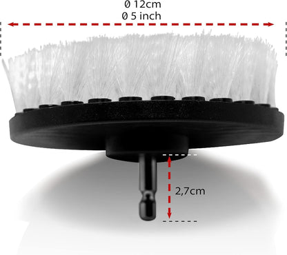 Zachte Nylon Boorborstel voor Meubelstoffen & Tapijten