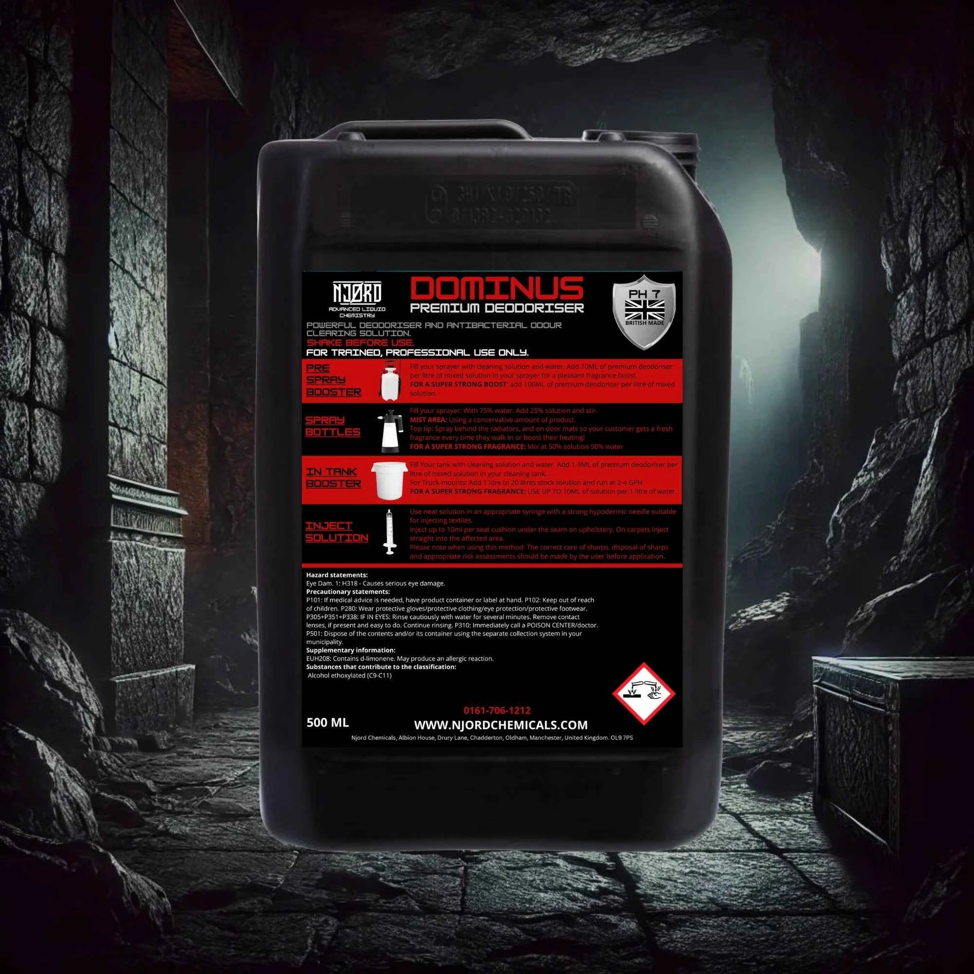 NJORD DOMINUS Odour Remover for Carpets and Upholstery