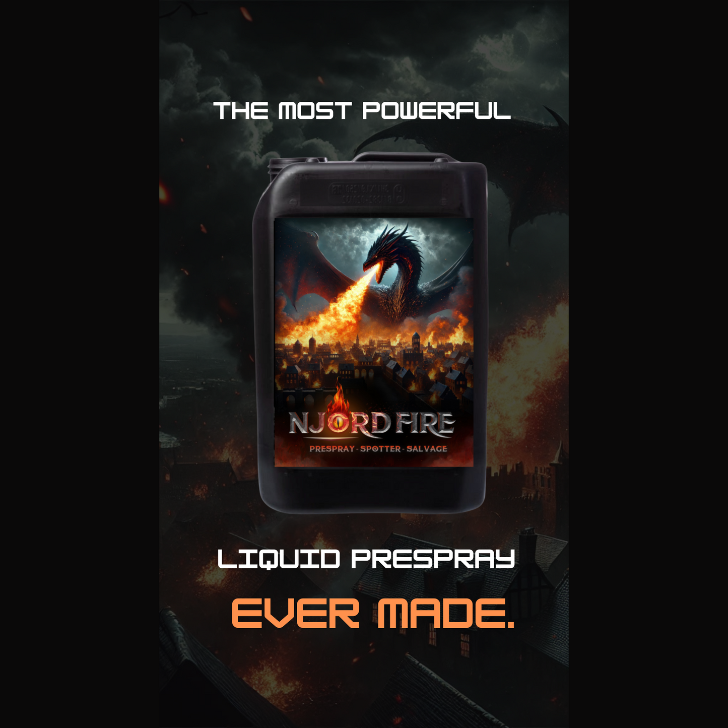 NJORD FIRE – Extreem Krachtige Vloeibare Pre-Spray voor Tapijten